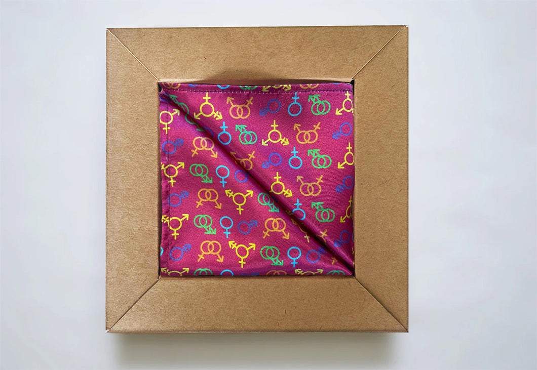 'Gender Has No Template' Pocket Square