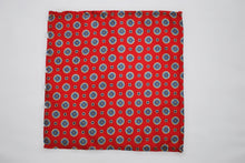 Load image into Gallery viewer, Red and Gold Spot Pocket Square
